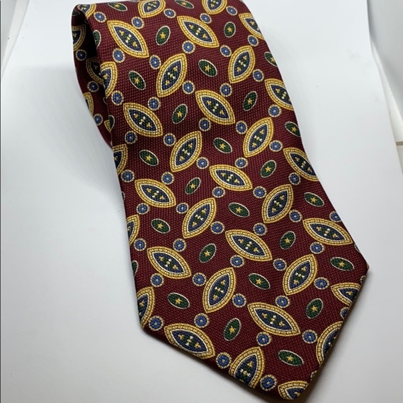 Tommy Hilfiger vintage classy tie red paisley‎ - Picture 1 of 5